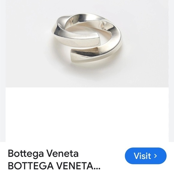 Bottega Veneta Jewelry - Bottega Veneta Twisted Silver Band